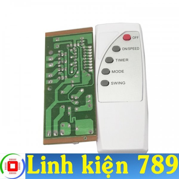 Bộ chế quạt điều khiển từ xa 220V